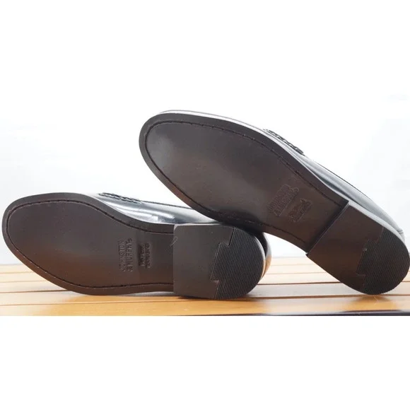 Johnston & Murphy Hayes Penny Loafer Black Brush-Off Leather  display picture 2